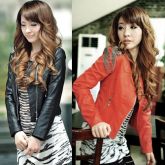 Jaqueta de Couro Sintético  #1001