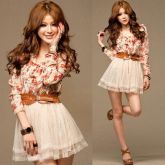 Vestido Fashion Florido #2004