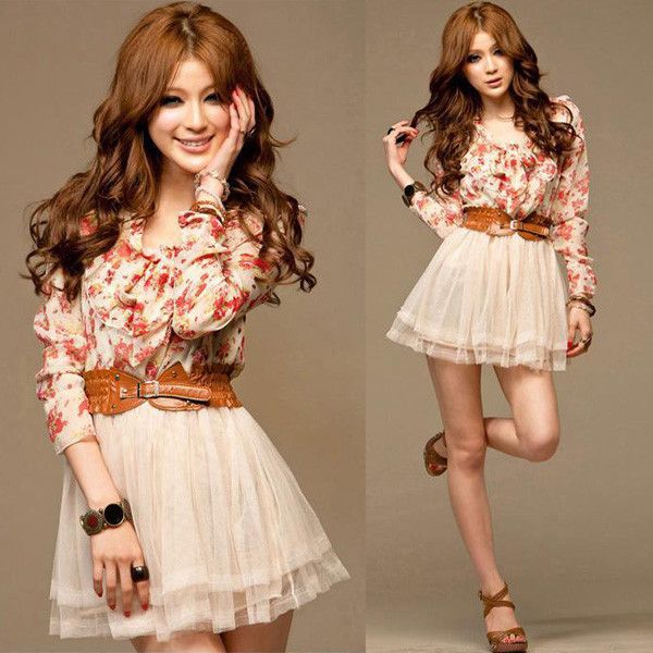 Vestido Fashion Florido #2004